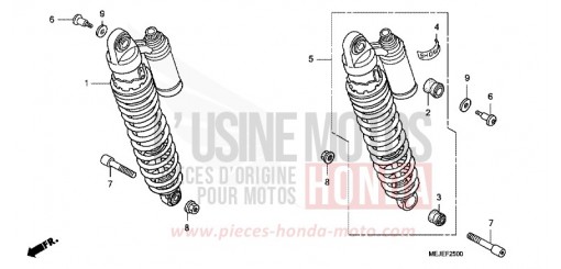 KISSEN, HINTEN CB1300SA7 de 2007